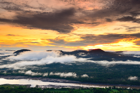 Thailand sunrise First-cliff point Pha Taem Ubon Ratchathani.
Sunrise in Pha Taem National Park Ubon Ratchathani Thailand.の写真素材
