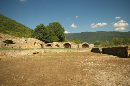 Baths of Vespasianの写真素材