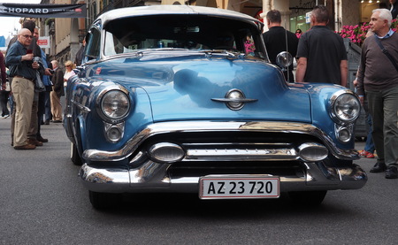 Annual mileage retro cars 1000 MIGLIA Brescia-Rome-Brescia Italy May 17, 2016.
