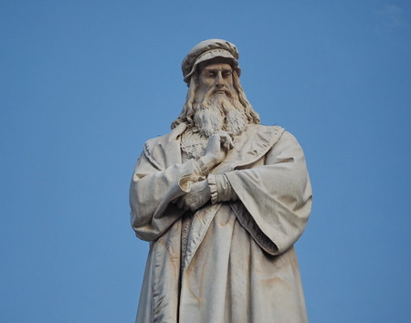 Leonardo da Vinci's portraitの写真素材