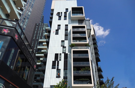 MILAN, ITALY, JUNE 3 2018: New Porta Nuova district, Milan, Lombardy, Italy.