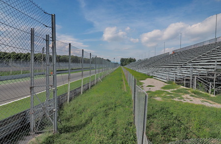 MONZA, ITALY - August 14, 2018: The Autodromo Nazionale Monza, a race track located near the city of Monza, north of Milan, Italy.のeditorial素材