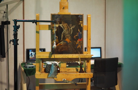 Bergamo, Italy, 2 september 2018: Visit to the Carrara Academy where it is possible to see the work of Andrea Mantegna.のeditorial素材