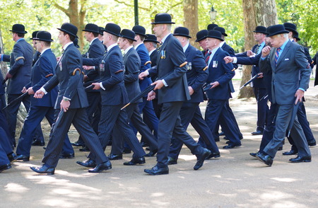 London, England, UK- May 12, 2019: 94th annual parade of the Combined Cavalry Old Comrades...