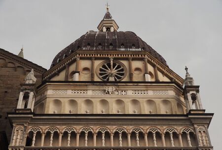 Basilic of Santa Maria Maggiore Bergamoの写真素材