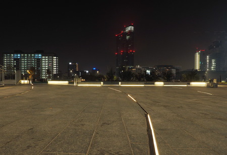 MILAN, 10 November 2019: New modern area in Milan, view from Porta Nuova, Milan, Lombardy, Italy.のeditorial素材