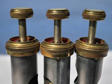 Euphonium three pistons close up