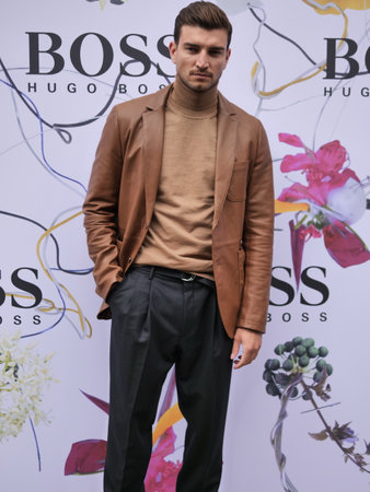 Marco Fantini at Hugo Boss fashion show during Milan Fashion Week Fall / Winter 2020/2021 collections.のeditorial素材
