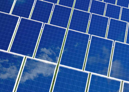 Solar panel . Green energy from sun.