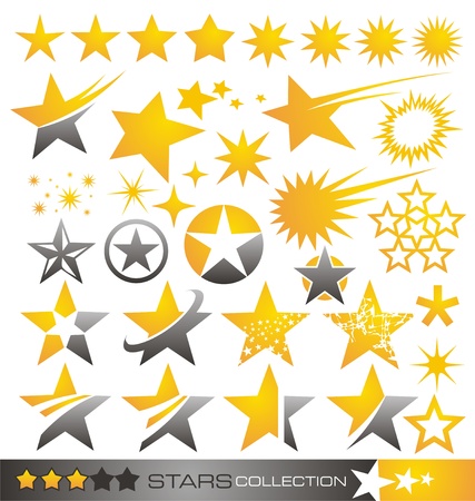 Star icon and logo collectionのイラスト素材