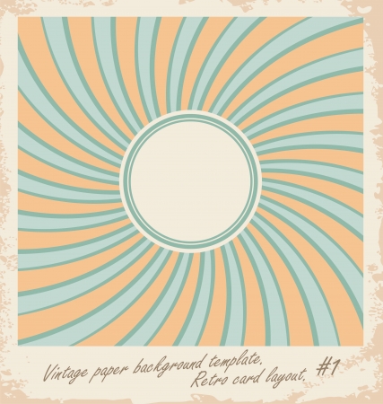 card illustration with sun design templateのイラスト素材