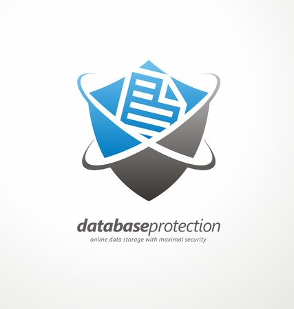 Data protection symbol conceptのイラスト素材