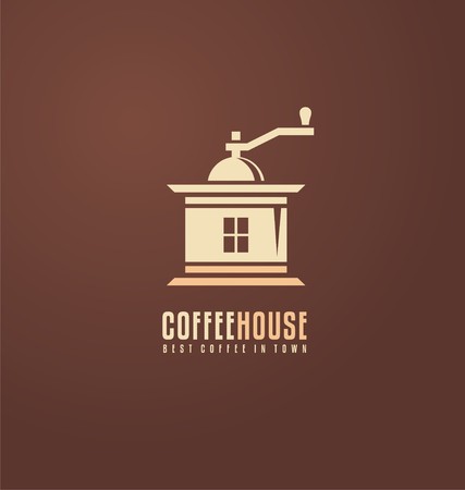 Abstract icon design for coffee shopのイラスト素材