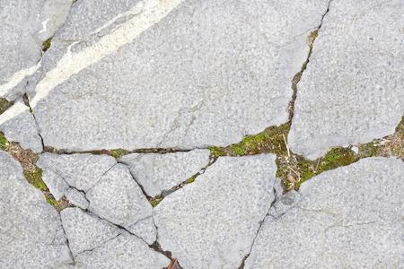 Floor tile cracksの写真素材