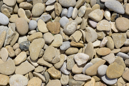 Rounded stones backgroundの写真素材