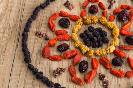 Superfood mandalaの写真素材