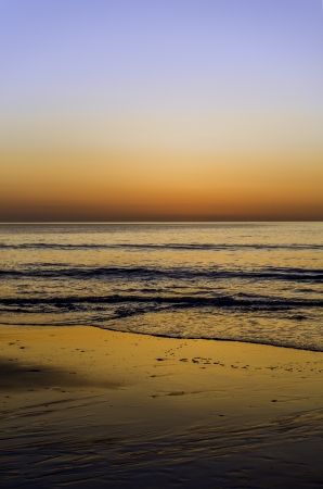 Sunset over the Oceanの写真素材