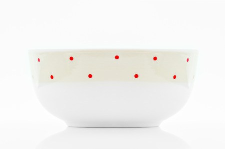 a breackfast bowl photographed on a white backgroundの写真素材