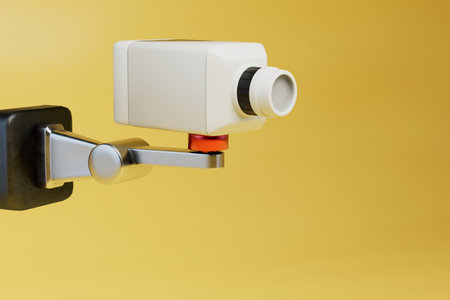 the concept of recording what is happening around on a video camera. 3d rendering.の写真素材