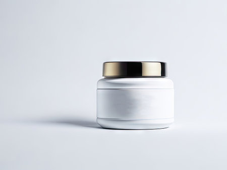 Modern beauty product beauty cream for skin on white background. ai generative.の素材