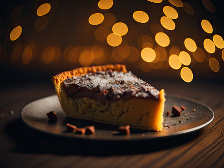 Minced Pie Christmas Pie blure flare warm. ai generative.の素材