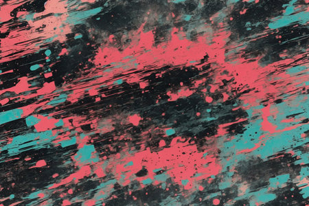 grunge dark and red background for design.の素材