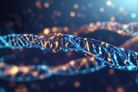 Abstract plexus DNA oragnic backgroundの素材