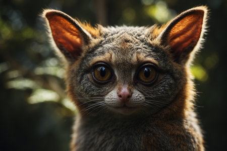 Bush baby studio shot. ai generative.の素材