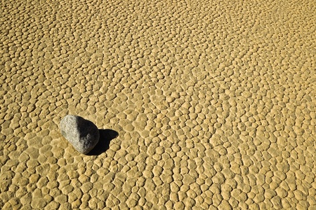 Racetrack Playa, Death Valley National Park, California. The Racetrack Playa, or The Racetrack, is a scenic dry lake feature with の写真素材