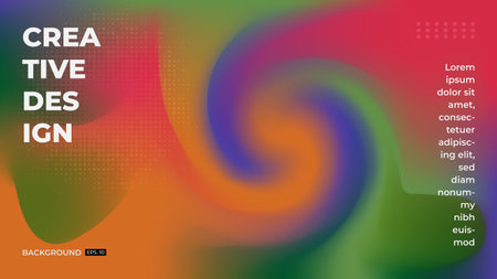 Creative cover or homepage concept in modern minimal style. colorful, juicy, abstract liquid, backgroundのイラスト素材