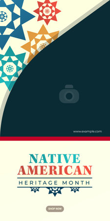 Furniture banner design. Abstract style vertical shape layout for property promotionのイラスト素材
