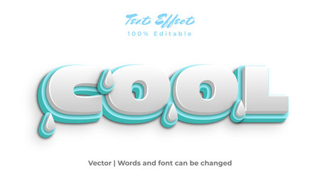 Cool text effect design. For advertisement, poster, banner, promotion.のイラスト素材