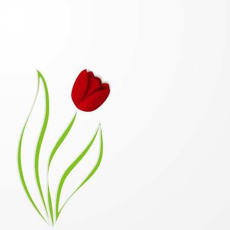 	Paper flower background  Vector illustrationのイラスト素材