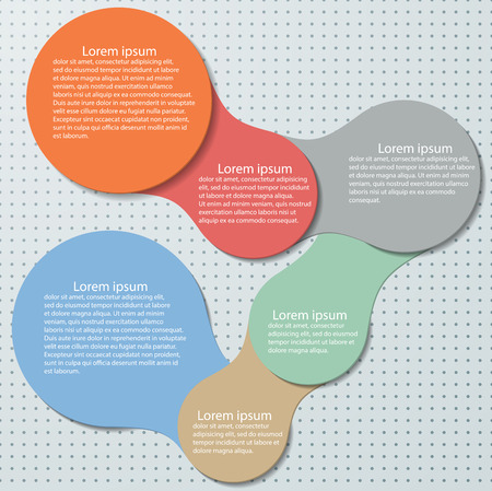 Infographic Design Template  Vector illustrationのイラスト素材
