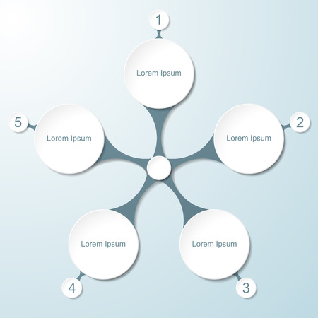 Infographic Design Template  Vector illustrationのイラスト素材
