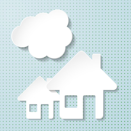Real estate icon background  Vector illustrationのイラスト素材