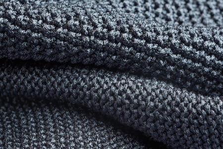Forms of gray fabric textureの写真素材