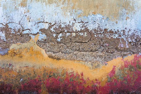 Colorful background pattern of old wallの写真素材