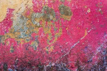 Colorful background pattern of old wallの写真素材