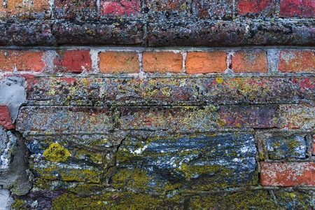 Colorful background pattern of old wallの写真素材