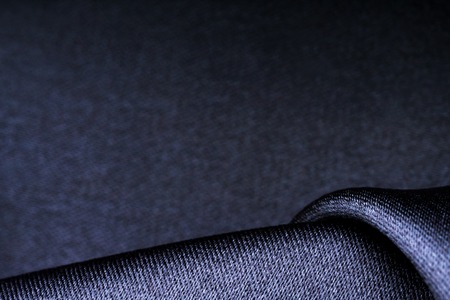 Forms of dark fabric textureの写真素材