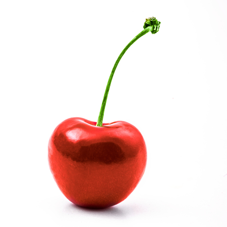 Cherrie isolated on a white backgroundの写真素材