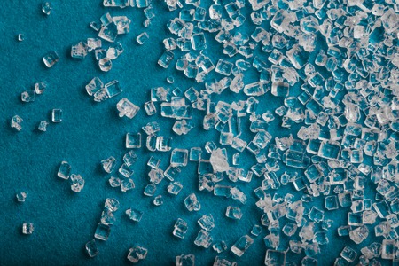 Background texture of crystals sugarの写真素材