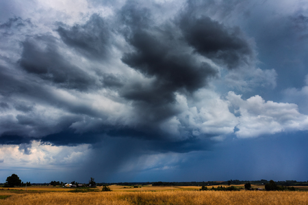 Image of storm cloud taken in Lithuaniaの写真素材