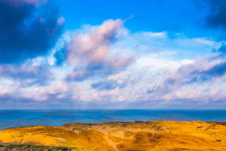 Nida - Curonian Spit and Curonian Lagoon, Nida, Klaipeda, Lithuania. Baltic Dunes.の写真素材