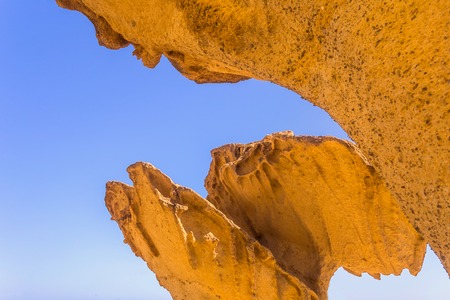Bolnuevo Mazarron eroded sandstones in Murcia spain