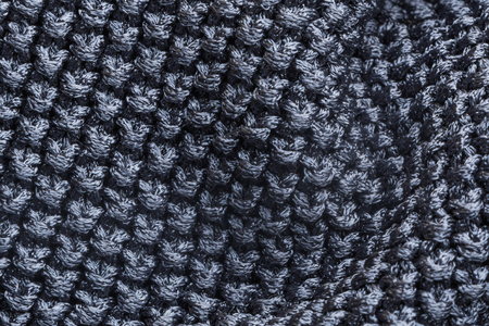 Forms of gray fabric textureの写真素材