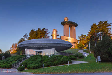 Moletai, Lithuania, October 20, 2020 Ethno-Cosmological museum and modern observatory in Moletai, Lithuania.のeditorial素材