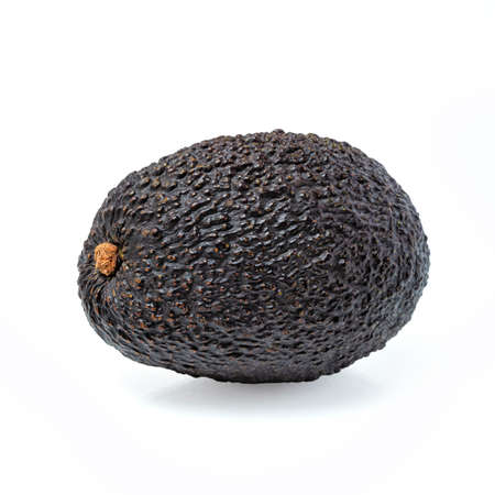 Avocado isolated on white background. Avocado close upの写真素材
