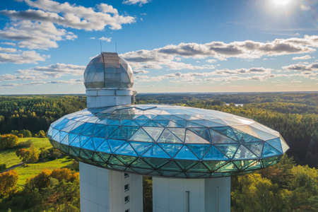 Ethno-Cosmological museum and modern observatory in Moletai, Lithuania, Europe, SEPTEMBER 26, 2021のeditorial素材